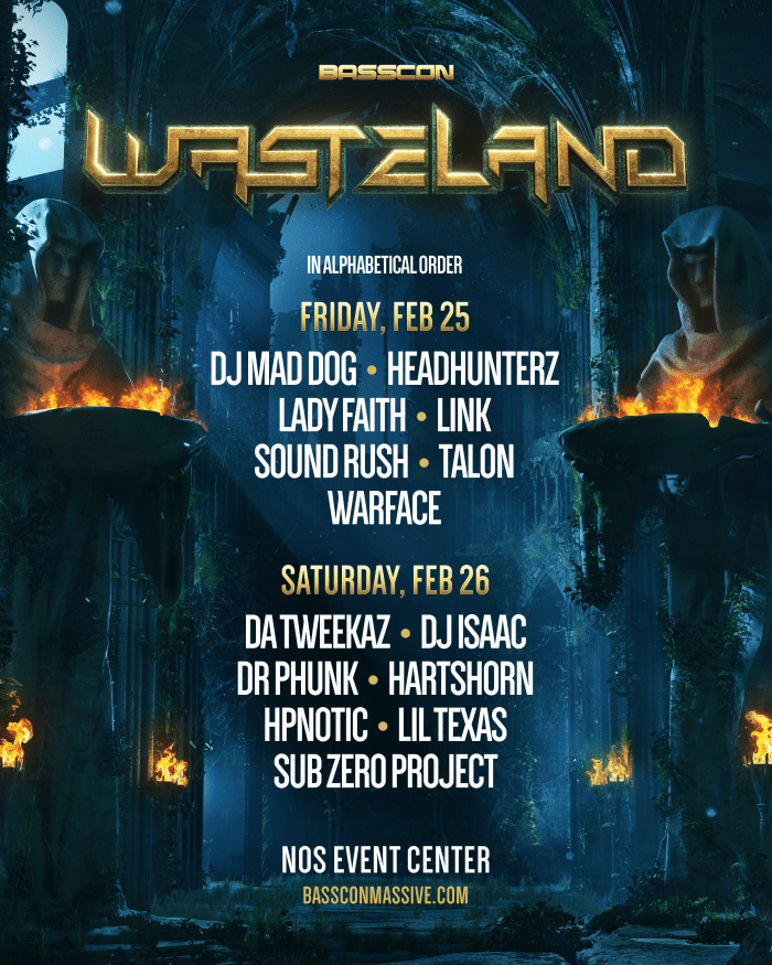 Basscons Wasteland 2022 Festival-Lineup.