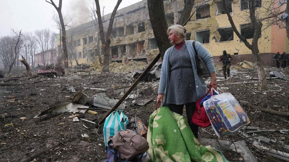 Ukraine-Krieg: Selenskyj verurteilt Russlands „Kriegsverbrechen“ wegen Luftangriff auf das Mariupol-Krankenhaus