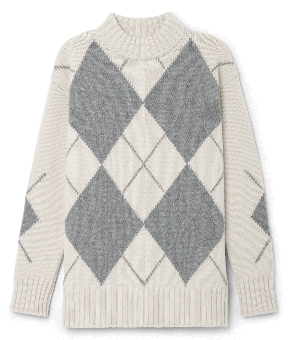 G. Label meg argyle sweater goop, $625