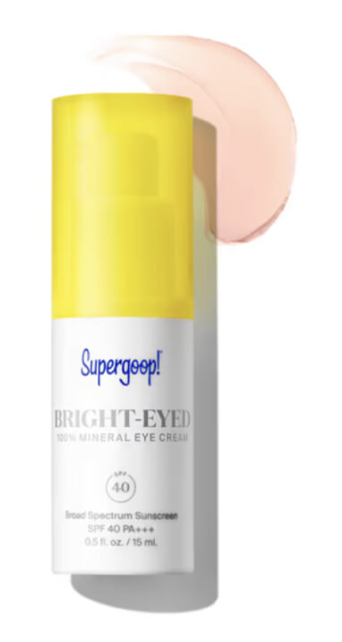 Supergoop Bright Eyed 100% Mineral Cream SPF 40