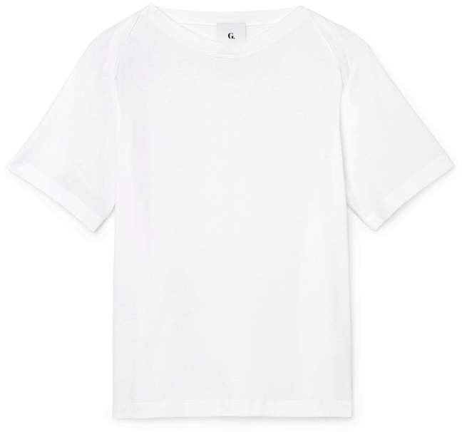 G. Label Parket Plissee-T-Shirt