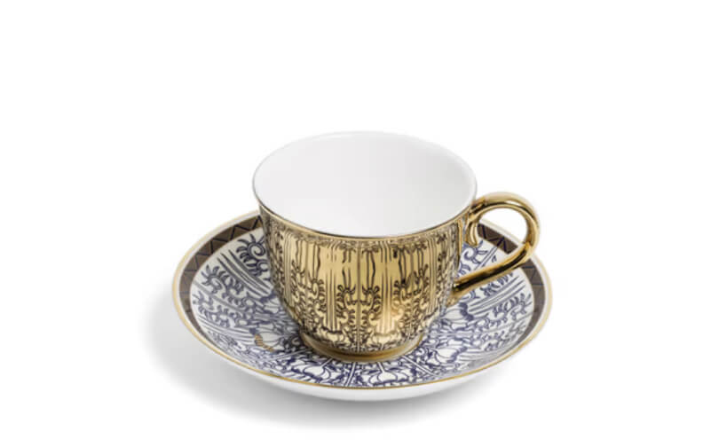 Richard Brendon Georgian Lillies Reflect Teacup & Saucer Set, goop, $285