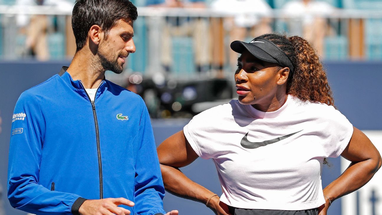 Serena Williams, Novak Djokovic auf der offiziellen US Open-Eintrittsliste, aber sie spielen möglicherweise nicht