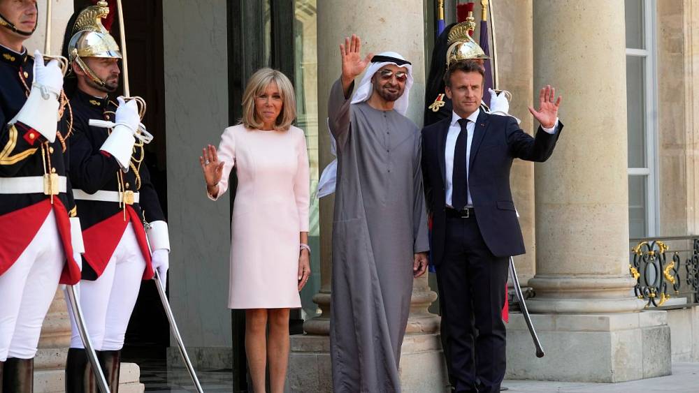 Macron trifft den Präsidenten der Vereinigten Arabischen Emirate in Paris, um russische Gasalternativen zu sichern