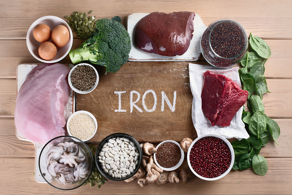 foods containing iron