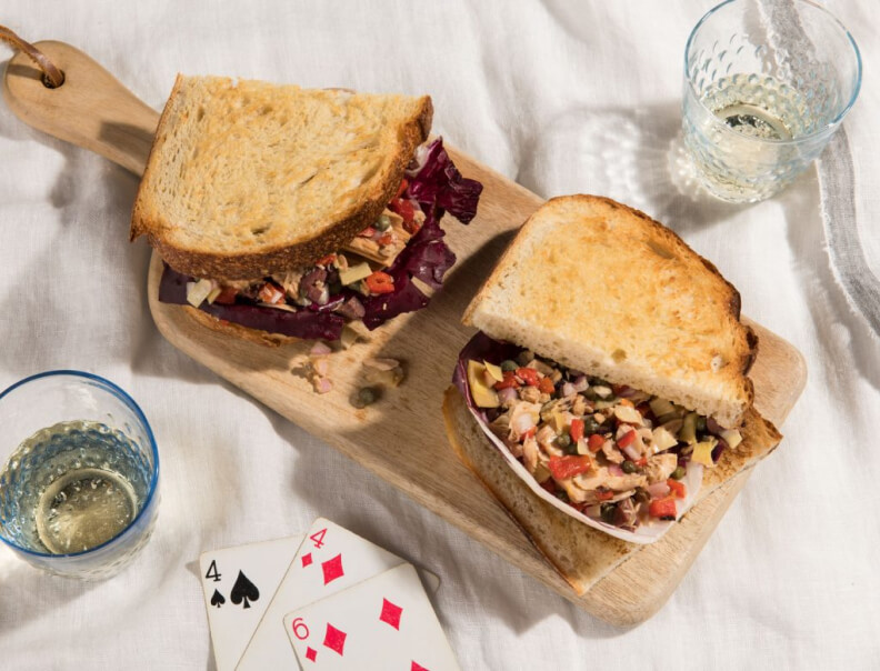 Provenzalische Thunfisch-Sandwiches mit Radicchio
