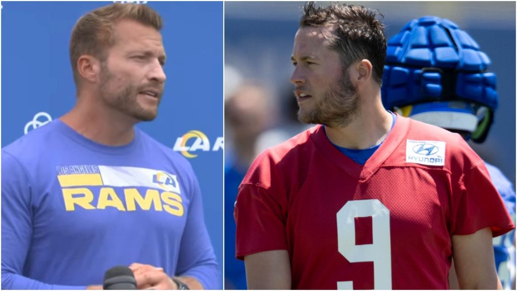Der Trainer der Los Angeles Rams, Sean McVay, sagt, dass Matthew Staffords Ellbogenschmerzen „unnormal für einen Quarterback“ sind.
