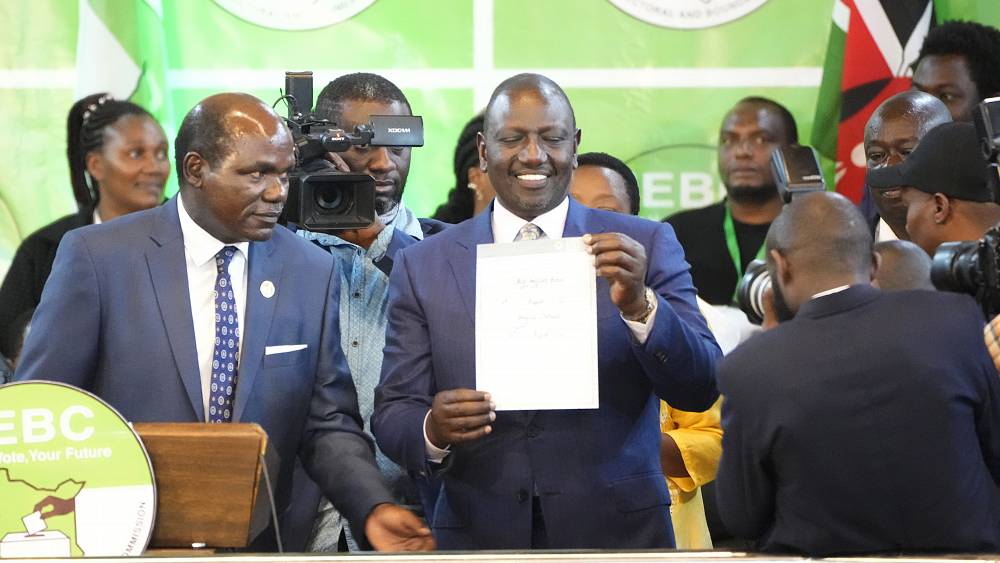 Kenias William Ruto wurde nach einem Chaos in letzter Minute zum Präsidenten erklärt