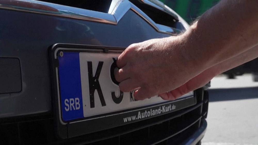 Für ethnische Serben droht die Frist für die Umstellung auf vom Kosovo ausgestellte Autokennzeichen