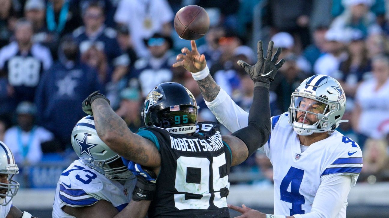 Cowboys erobern Playoff-Platz trotz OT-Niederlage gegen Jaguars