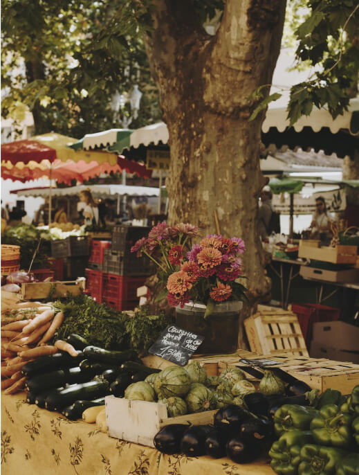 Wo Sie in der Provence übernachten, essen und einkaufen können