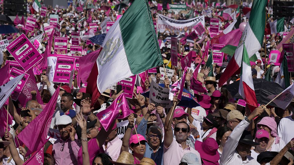 Demonstranten in Mexiko sagen, dass Vorschläge zur Wahlreform die Demokratie bedrohen