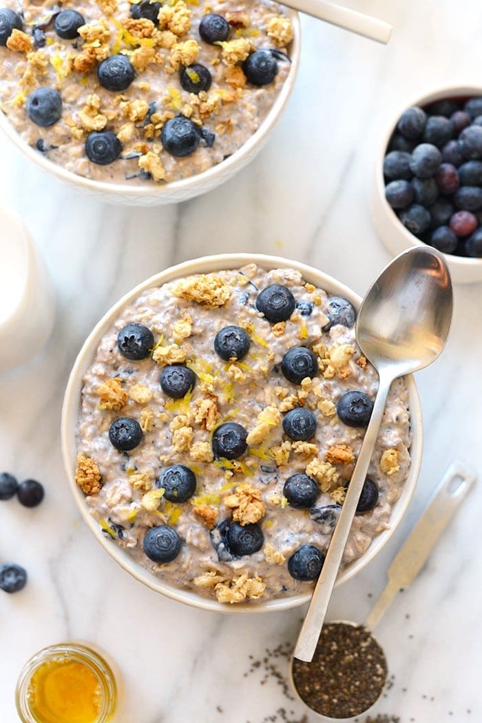 blueberry overnight oats_healthy breakfast ideas