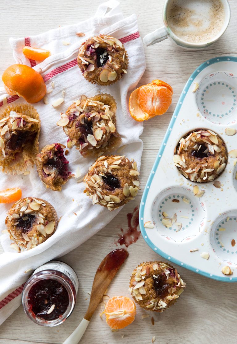 jam-filled gluten-free muffins_health breakfast ideas 